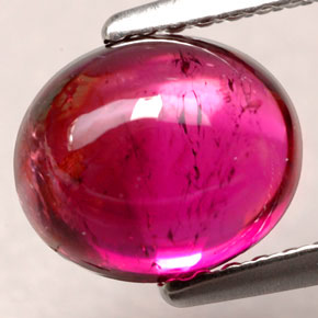 2,26 ctw natürlicher roter Rubellit, Transparent, Transparent / Lichtdurchlässig