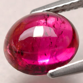 2,26 ctw natürlicher roter Rubellit, Transparent, Transparent / Lichtdurchlässig