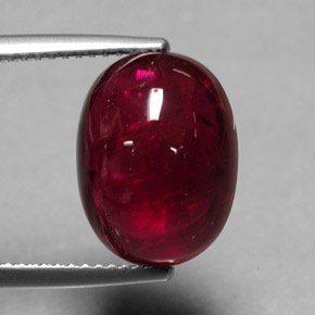 7,59 ctw natürlicher roter Rubellit, Transparent, Transparent / Lichtdurchlässig