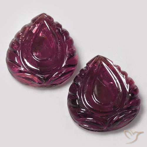 17.16 ct natürliche Himbeerrot Rubellit-Turmalin-Edelsteine, Fantasie, Lichtdurchlässig