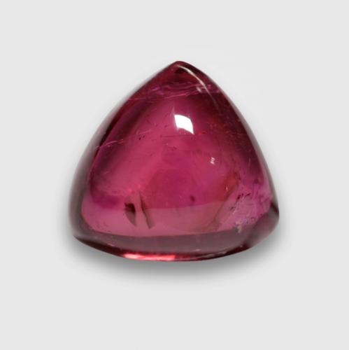 3,76 ctw natürlicher purpurfarbener Rubellit, Trillion, Transparent