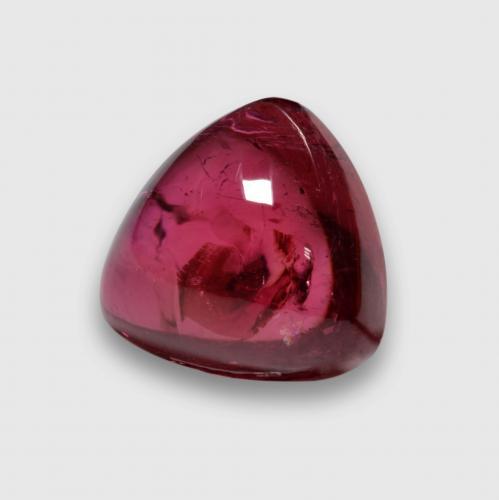 3,76 ctw natürlicher purpurfarbener Rubellit, Trillion, Transparent