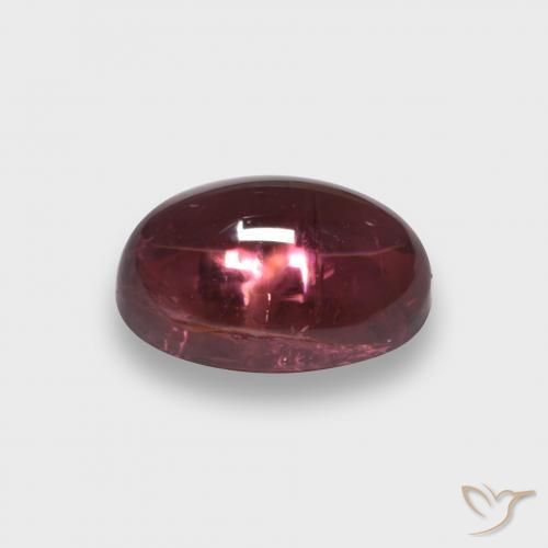 9,17 ctw natürlicher Himbeerrot Rubellit-Turmalin, Oval, Lichtdurchlässig