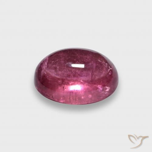 1,81 ctw natürlicher roter Rubellit, Oval Schliff, Lichtdurchlässig