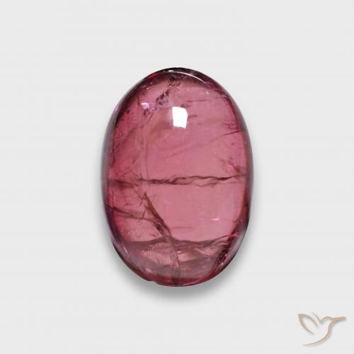 3.23ct Natürlicher Himbeerrot Rubellit-Turmalin, Oval, Lichtdurchlässig