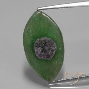 5.00ct Natürlicher Mehrfarbig Rubin in Fuchsit, Marquise, Lichtdurchlässig