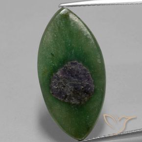 8.51ct Natürlicher Mehrfarbig Rubin in Fuchsit, Marquise, Lichtdurchlässig