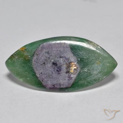 7.35ct Natürlicher Mehrfarbig Rubin in Fuchsit, Marquise, Lichtdurchlässig