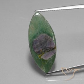 6.72ct Natürlicher Mehrfarbig Rubin in Fuchsit, Marquise, Lichtdurchlässig
