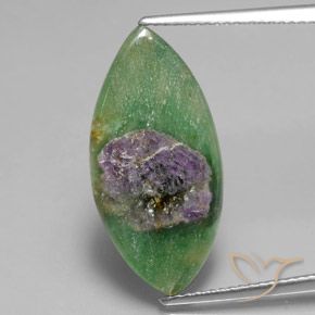 5.75ct Natürlicher Mehrfarbig Rubin in Fuchsit, Marquise, Lichtdurchlässig