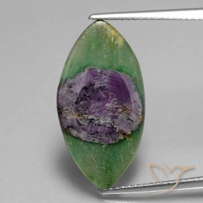 5.06ct Natürlicher Mehrfarbig Rubin in Fuchsit, Marquise, Lichtdurchlässig