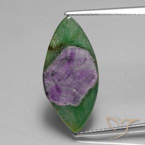 6.28ct Natürlicher Mehrfarbig Rubin in Fuchsit, Marquise, Lichtdurchlässig