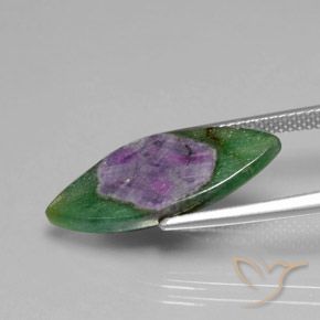 9,17 ctw natürlicher Mehrfarbig Rubin in Fuchsit, Marquise, Lichtdurchlässig