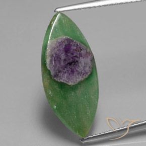 4.33ct Natürlicher Mehrfarbig Rubin in Fuchsit, Marquise, Lichtdurchlässig