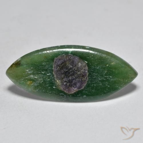 5.84ct Natürlicher Mehrfarbig Rubin in Fuchsit, Marquise, Lichtdurchlässig