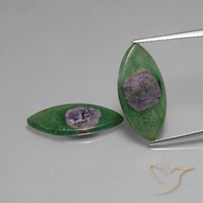 8.67ctw Natürlicher Mehrfarbig Rubin in Fuchsit, Marquise, Lichtdurchlässig