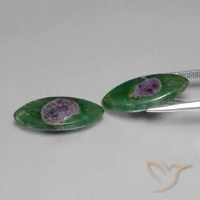 10.12 ct natürliche Mehrfarbig Rubin in Fuchsit-Edelsteine, Marquise, Lichtdurchlässig