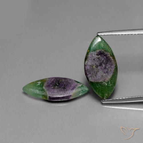 7.59ctw Natürlicher Mehrfarbig Rubin in Fuchsit, Marquise, Lichtdurchlässig