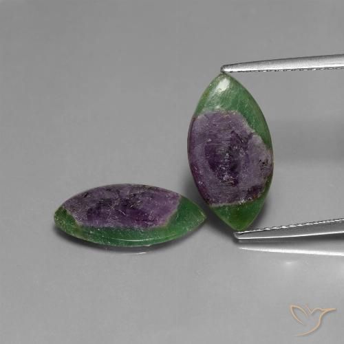 5.76ctw Natürlicher Mehrfarbig Rubin in Fuchsit, Marquise, Lichtdurchlässig