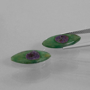  ct natürliche Zweifarbig Rubin in Fuchsit-Edelsteine, Marquise, Lichtdurchlässig