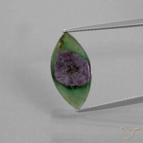 5.78ct Natürlicher Mehrfarbig Rubin in Fuchsit, Marquise, Lichtdurchlässig