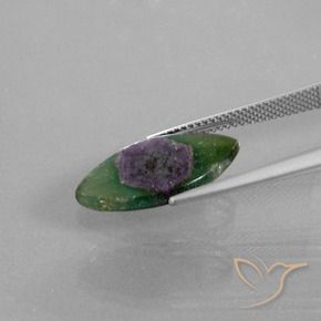 9,17 ctw natürlicher Mehrfarbig Rubin in Fuchsit, Marquise, Lichtdurchlässig