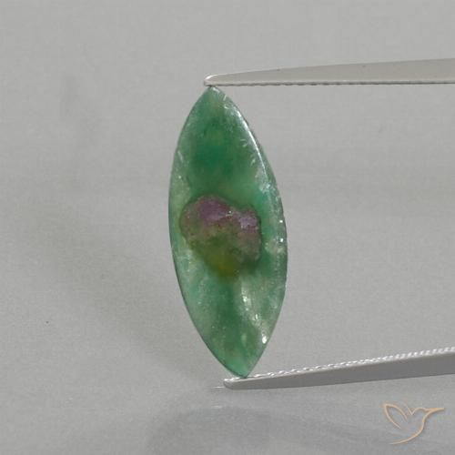 3.31ct Natürlicher Mehrfarbig Rubin in Fuchsit, Marquise, Lichtdurchlässig