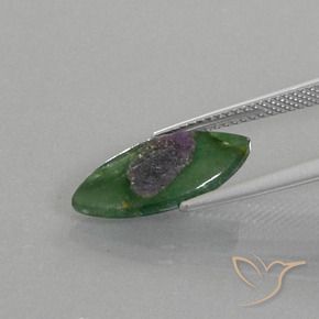 9,17 ctw natürlicher Mehrfarbig Rubin in Fuchsit, Marquise, Lichtdurchlässig
