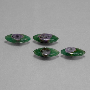  ct natürliche Zweifarbig Rubin in Fuchsit-Edelsteine, Marquise, Lichtdurchlässig