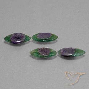 8.35 ct natürliche Mehrfarbig Rubin in Fuchsit-Edelsteine, Marquise, Lichtdurchlässig