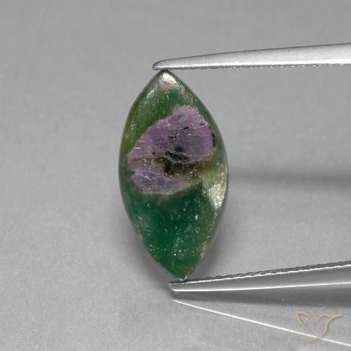 4.30ct Natürlicher Mehrfarbig Rubin in Fuchsit, Marquise, Lichtdurchlässig