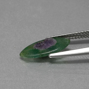 9,17 ctw natürlicher Zweifarbig Rubin in Fuchsit, Marquise, Lichtdurchlässig