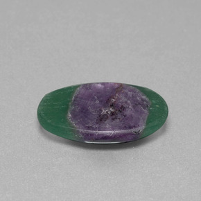 9,17 ctw natürlicher Mehrfarbig Rubin in Fuchsit, Oval Schliff, Lichtdurchlässig