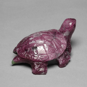 9,17 ctw natürlicher Mehrfarbig Rubin-Zoisit, Ausgefallene Form, Lichtundurchlässig