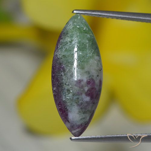 6.96ct Natürlicher Mehrfarbig Rubin-Zoisit, Marquise, Lichtundurchlässig