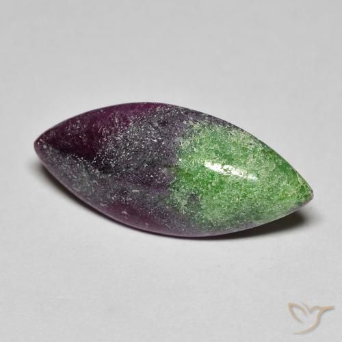 8.60ct Natürlicher Mehrfarbig Rubin-Zoisit, Marquise, Lichtundurchlässig, Photo A