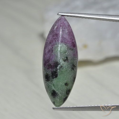 10.01ct Natürlicher Mehrfarbig Rubin-Zoisit, Marquise, Lichtundurchlässig