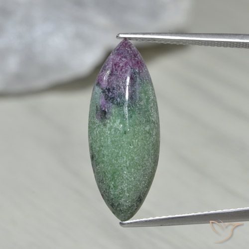 9.37ct Natürlicher Mehrfarbig Rubin-Zoisit, Marquise, Lichtundurchlässig