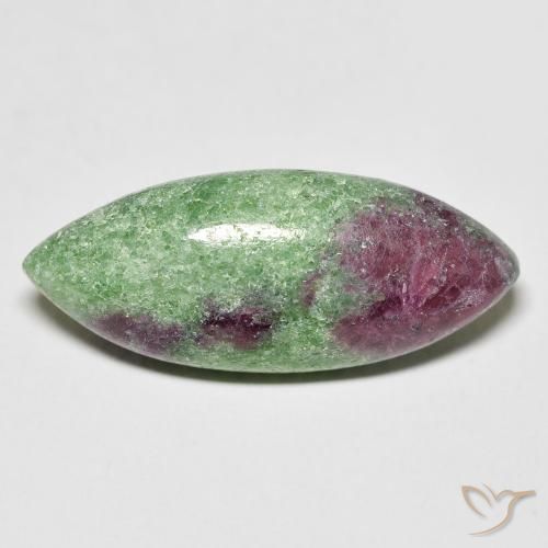 11.91ct Natürlicher Mehrfarbig Rubin-Zoisit, Marquise, Lichtundurchlässig