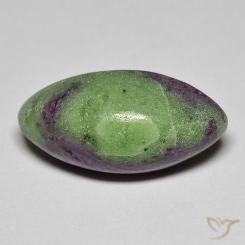 12.84ct Natürlicher Mehrfarbig Rubin-Zoisit, Marquise, Lichtundurchlässig