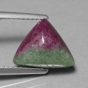 9,17 ctw natürlicher Mehrfarbig Rubin-Zoisit, Trillion, Lichtundurchlässig