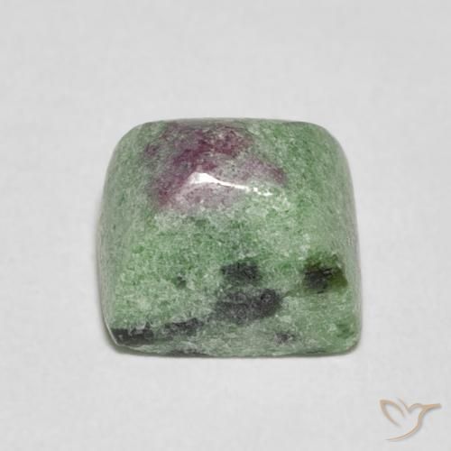 5.41ct Natürlicher Mehrfarbig Rubin-Zoisit, Baguette, Lichtundurchlässig, Photo A