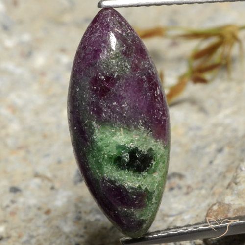 7.40ct Natürlicher Mehrfarbig Rubin-Zoisit, Marquise, Lichtundurchlässig