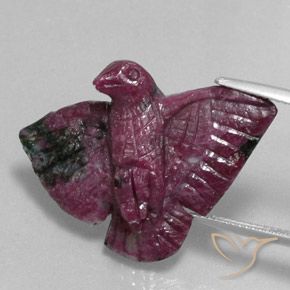29.19ct Natürlicher Boysenberry Purple Rubin-Zoisit, Fantasie, Lichtundurchlässig