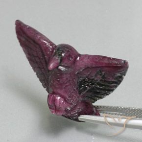 9,17 ctw natürlicher Boysenberry Purple Rubin-Zoisit, Fantasie, Lichtundurchlässig