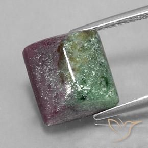 10.64ct Natürlicher Mehrfarbig Rubin-Zoisit, Baguette, Lichtundurchlässig