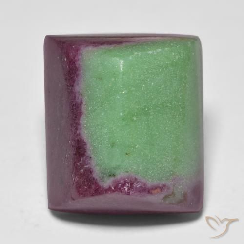 15.67ct Natürlicher Mehrfarbig Rubin-Zoisit, Baguette, Lichtundurchlässig