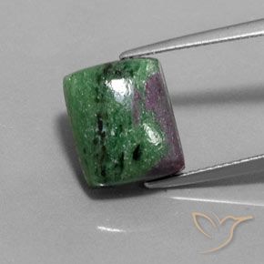 10.12ct Natürlicher Mehrfarbig Rubin-Zoisit, Baguette, Lichtundurchlässig