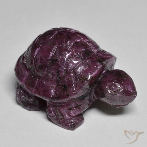41.62ct Natürlicher Tiefviolettes Rot Rubin-Zoisit, Fantasie, Lichtundurchlässig