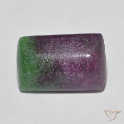 9.04ct Natürlicher Mehrfarbig Rubin-Zoisit, Kissen, Lichtundurchlässig